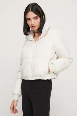Zdjęcie produktu Hollister Co. kurtka damska kolor beżowy zimowa