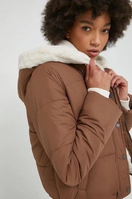 Zdjęcie produktu Hollister Co. kurtka damska kolor brązowy przejściowa