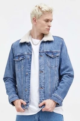 Zdjęcie produktu Hollister Co. kurtka jeansowa męska kolor niebieski przejściowa