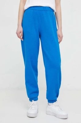 Zdjęcie produktu Hollister Co. spodnie dresowe kolor niebieski gładkie