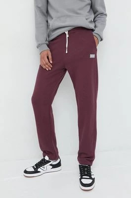 Zdjęcie produktu Hollister Co. spodnie dresowe męskie kolor bordowy gładkie