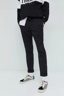 Zdjęcie produktu Hollister Co. spodnie męskie kolor czarny proste