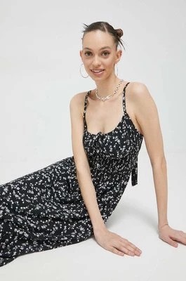 Zdjęcie produktu Hollister Co. sukienka kolor czarny midi prosta