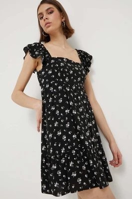 Zdjęcie produktu Hollister Co. sukienka kolor czarny mini rozkloszowana