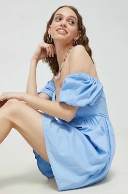Zdjęcie produktu Hollister Co. sukienka kolor niebieski mini rozkloszowana