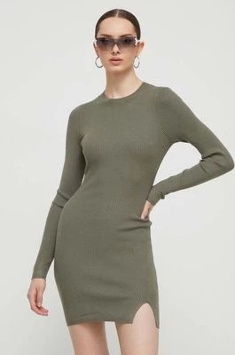 Zdjęcie produktu Hollister Co. sukienka kolor zielony mini dopasowana