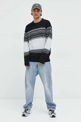 Zdjęcie produktu Hollister Co. sweter męski kolor czarny lekki