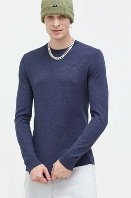 Zdjęcie produktu Hollister Co. sweter męski kolor granatowy lekki