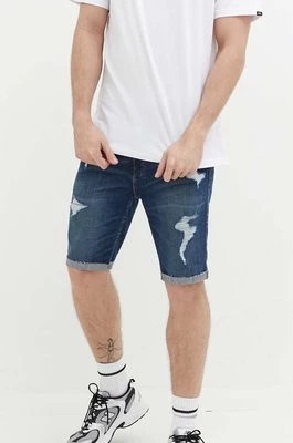 Zdjęcie produktu Hollister Co. szorty jeansowe męskie kolor granatowy