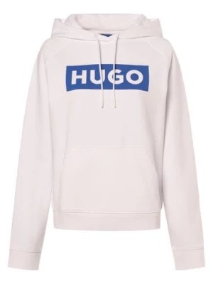Zdjęcie produktu HUGO BLUE Damski sweter z kapturem - Dariane_B Kobiety Bawełna biały jednolity,