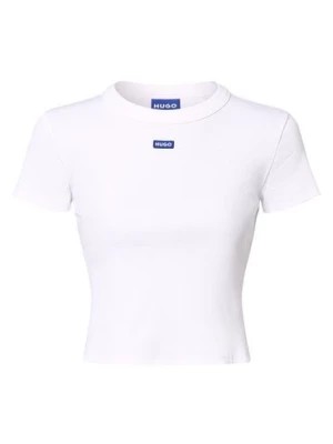 Zdjęcie produktu HUGO BLUE Koszulka damska - Baby Tee_B Kobiety Bawełna biały jednolity,