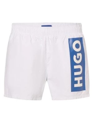 Zdjęcie produktu HUGO BLUE Męskie spodenki kąpielowe - Blue Okko Mężczyźni biały nadruk,