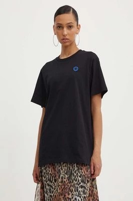 Zdjęcie produktu Hugo Blue t-shirt bawełniany damski kolor czarny