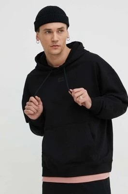 Zdjęcie produktu HUGO bluza bawełniana męska kolor czarny z kapturem gładka 50505043