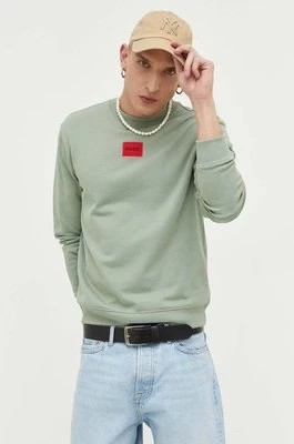 Zdjęcie produktu HUGO bluza bawełniana męska kolor zielony 50447964