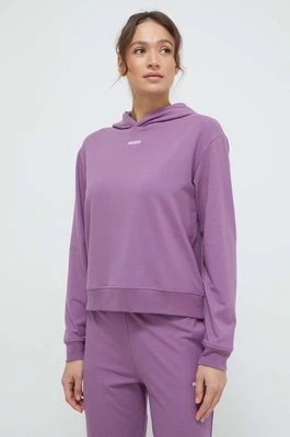Zdjęcie produktu HUGO bluza lounge kolor fioletowy z kapturem 50490594
