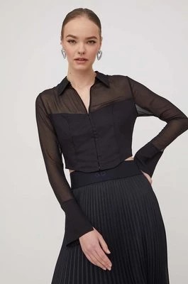 Zdjęcie produktu HUGO bluzka damska kolor czarny gładka 50506837