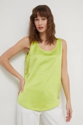 Zdjęcie produktu HUGO bluzka damska kolor zielony gładka 50509446