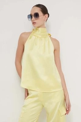 Zdjęcie produktu HUGO bluzka damska kolor żółty gładka 50510893