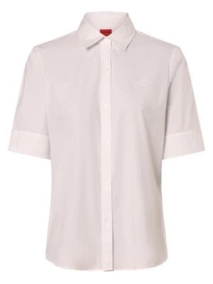 Zdjęcie produktu HUGO Bluzka damska - Letnia koszula Kobiety Bawełna biały jednolity,