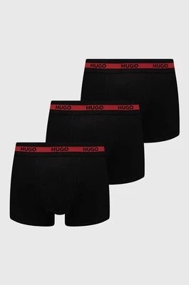 Zdjęcie produktu HUGO bokserki 3-pack męskie kolor czarny 50492375