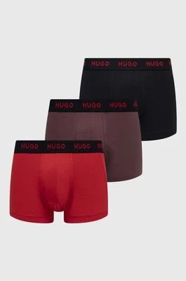 Zdjęcie produktu HUGO bokserki (3-pack) męskie kolor czerwony 50469766