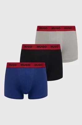 Zdjęcie produktu HUGO bokserki (3-pack) męskie kolor szary 50469766