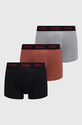 Zdjęcie produktu HUGO bokserki 3-pack męskie kolor szary 50469766