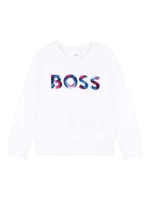 Zdjęcie produktu Hugo Boss Kids Bluza w kolorze białym rozmiar: 110