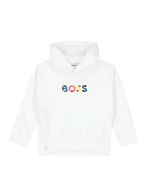 Zdjęcie produktu Hugo Boss Kids Bluza w kolorze białym rozmiar: 158