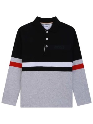 Zdjęcie produktu Hugo Boss Kids Koszulka polo w kolorze czarno-szarym rozmiar: 164