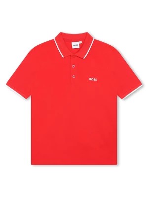 Zdjęcie produktu Hugo Boss Kids Koszulka polo w kolorze czerwonym rozmiar: 128