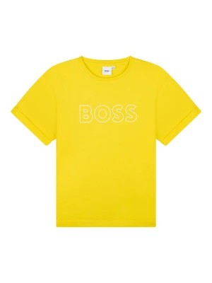 Zdjęcie produktu Hugo Boss Kids Koszulka w kolorze żółtym rozmiar: 104