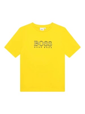 Zdjęcie produktu Hugo Boss Kids Koszulka w kolorze żółtym rozmiar: 176
