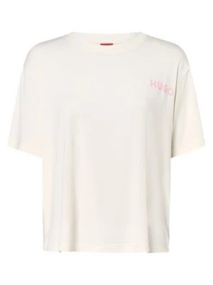 Zdjęcie produktu HUGO Damska koszulka od piżamy Kobiety wiskoza biały jednolity,