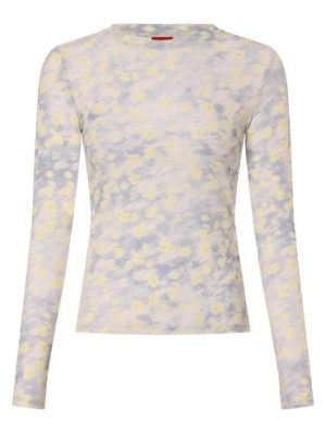 Zdjęcie produktu HUGO Damska koszulka z długim rękawem - Diralina_9 Kobiety niebieski|żółty wzorzysty,