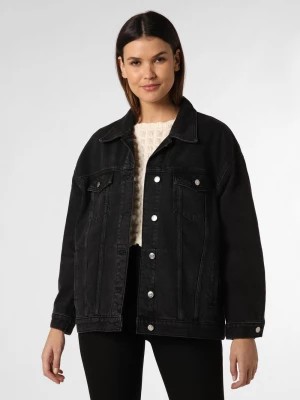 Zdjęcie produktu HUGO Damska kurtka jeansowa Kobiety Jeansy czarny jednolity,