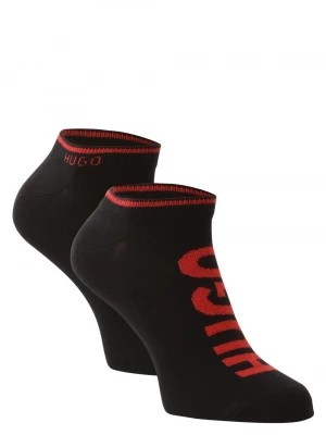 Zdjęcie produktu HUGO Damskie skarpety do obuwia sportowego pakowane po 2 szt. Kobiety Bawełna czarny jednolity,
