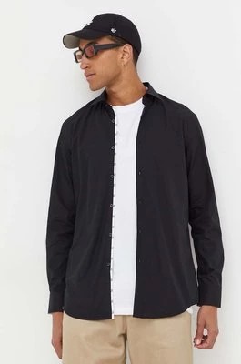 Zdjęcie produktu HUGO koszula bawełniana męska kolor czarny slim z kołnierzykiem klasycznym