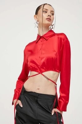 Zdjęcie produktu HUGO koszula damska kolor czerwony