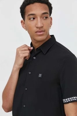 Zdjęcie produktu HUGO koszula męska kolor czarny regular z kołnierzykiem klasycznym 50514168
