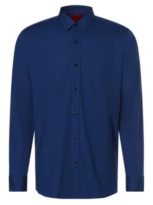 Zdjęcie produktu HUGO Koszula męska Mężczyźni Super Slim Fit Bawełna niebieski jednolity,