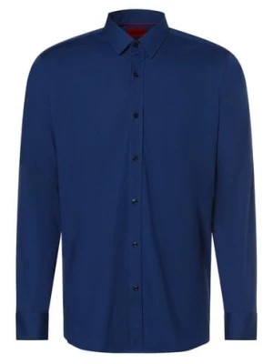 Zdjęcie produktu HUGO Koszula męska Mężczyźni Super Slim Fit Bawełna niebieski jednolity,