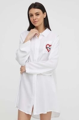 Zdjęcie produktu HUGO koszula piżamowa damska kolor biały 50508740