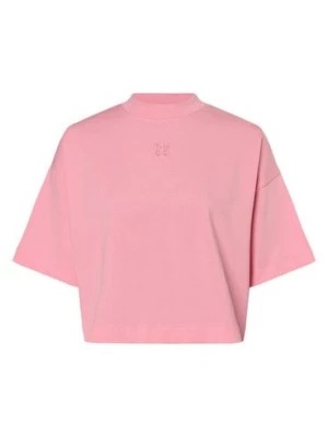 Zdjęcie produktu HUGO Koszulka damska - Cropped Tee_8 Kobiety Bawełna wyrazisty róż jednolity,
