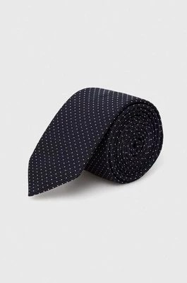 Zdjęcie produktu HUGO krawat jedwabny kolor granatowy 50494297