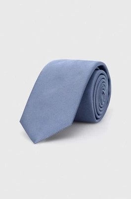 Zdjęcie produktu HUGO krawat jedwabny kolor niebieski 50468199
