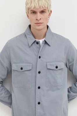 Zdjęcie produktu HUGO kurtka jeansowa męska kolor szary 50468744