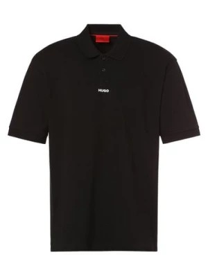 Zdjęcie produktu HUGO Męska koszulka polo Mężczyźni Bawełna czarny jednolity,