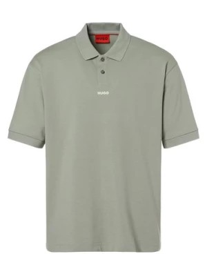 Zdjęcie produktu HUGO Męska koszulka polo Mężczyźni Bawełna zielony jednolity,